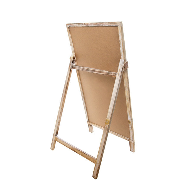 A-Frame Chalkboard Large Brown (40x80cmH)