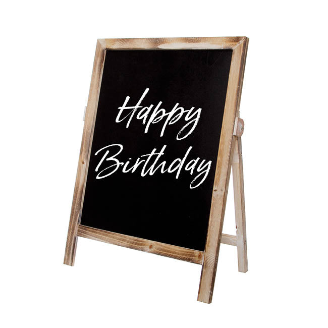 A-Frame Chalkboard Medium Brown (42x60cmH)