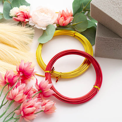 Wire Aluminium 2mmx12m 12 gauges 100g Gold