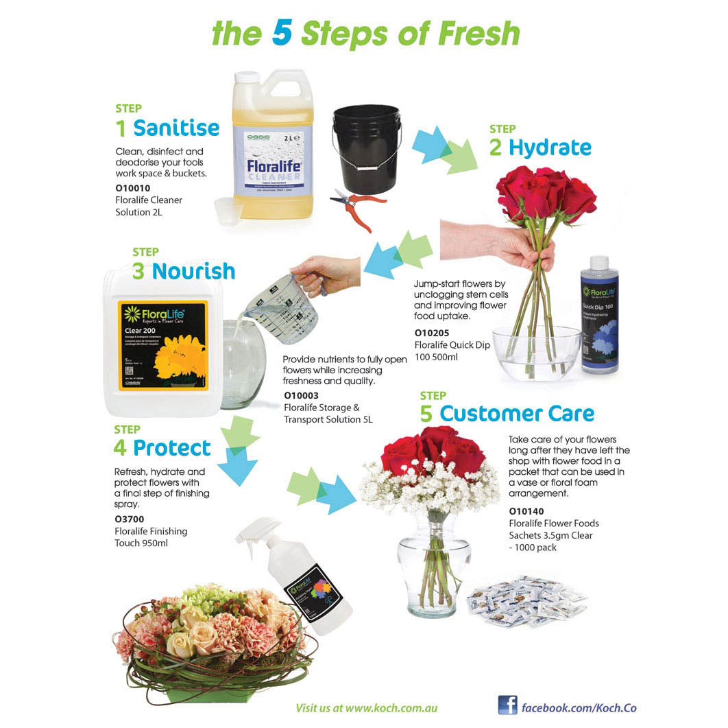 Floralife 3 Storage & Transport Solution 5L (Step 3 Nourish)