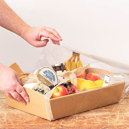 Cello Hamper Bag 35mic Medium Pack 50 Clear (48Wx75cmH)