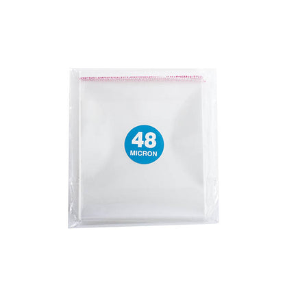 Cello Bag Self Seal 48mic Pack 100 Clear (15.5x15cmH)