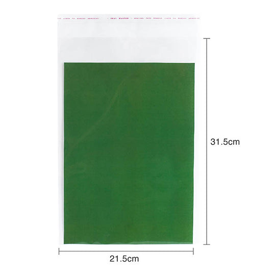 Cello Bag Self Seal 48mic Pack 100 Clear (21.5x31.5cmH) A4