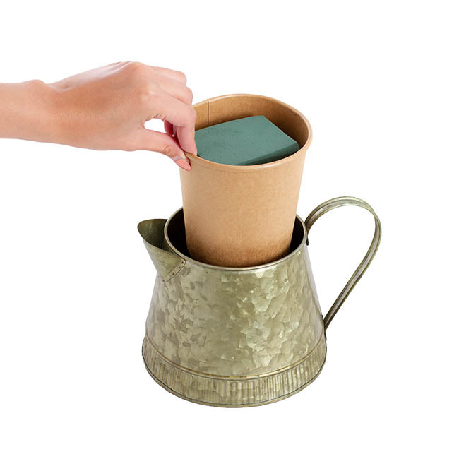 Paper Container Round 850ml Single Kraft (11.5Dx12cmH)