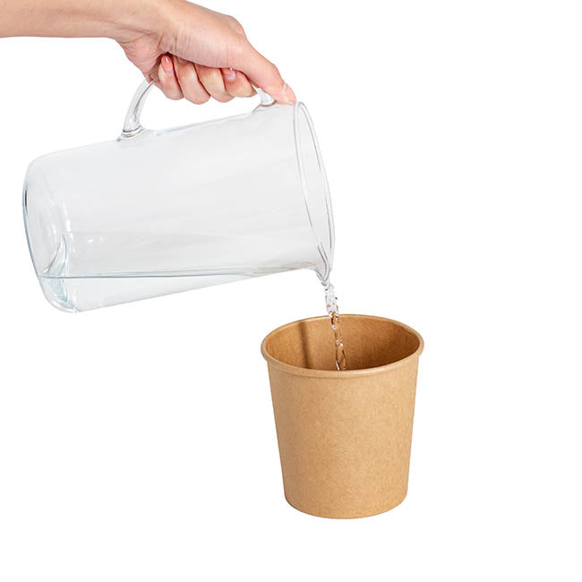 Paper Container Round 850ml Single Kraft (11.5Dx12cmH)