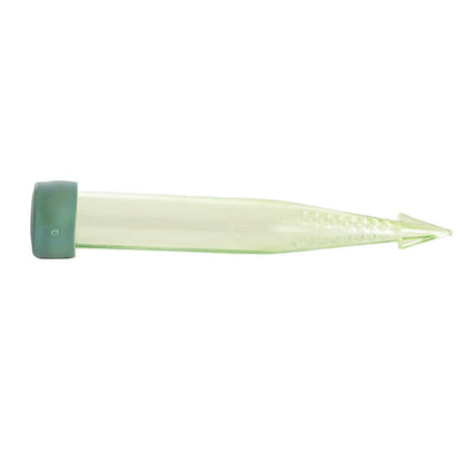 Vials Anchor Style Small 8mL with Cap Pack 50 Green (10cmH)