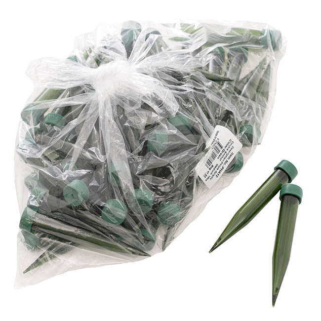 Anchor Vials Medium 12mL with Cap Pack 50 Green (11cmH)