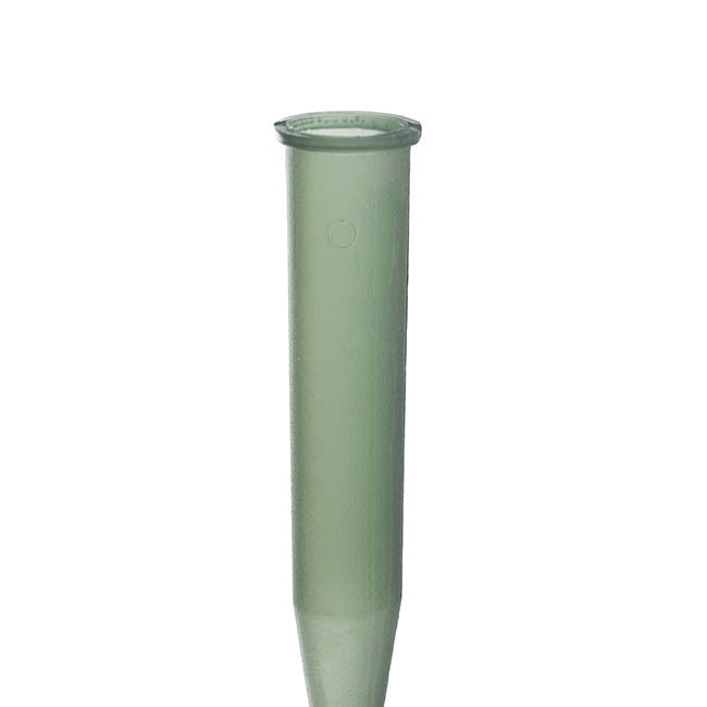 Orchid Vials Large With Stem & Cap Pack 10 Green (30cm)