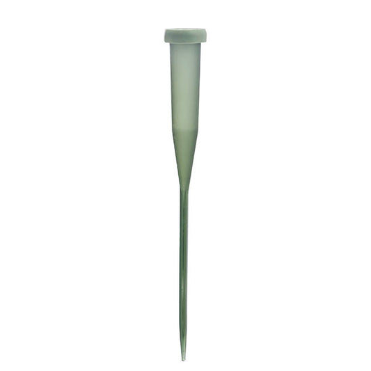 Orchid Vials Large With Stem & Cap Pack 10 Green (15cm)