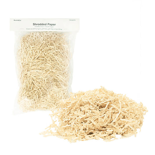 Premium Shredded Paper Filler Crinkle Cut Vanilla 150gm Bag