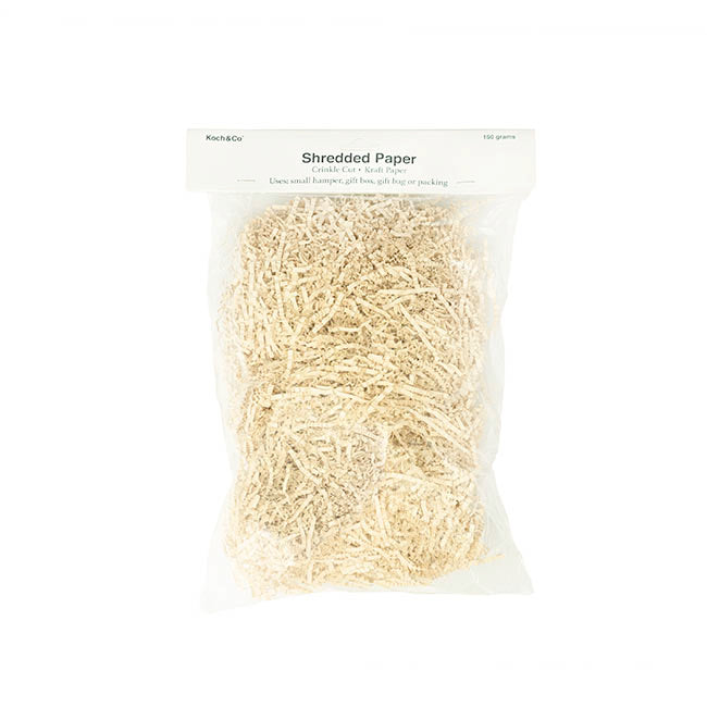 Premium Shredded Paper Filler Crinkle Cut Vanilla 150gm Bag
