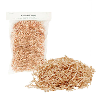 Premium Shredded Paper Filler Crinkle Cut Brown 150gram Bag