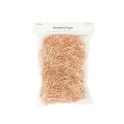 Premium Shredded Paper Filler Crinkle Cut Brown 150gram Bag