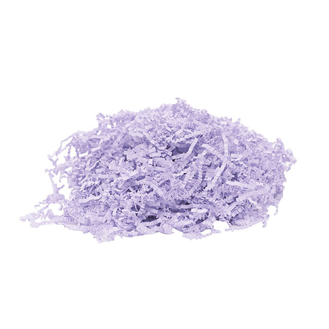 Premium Shredded Paper Filler Crinkle Cut Lilac 150gram Bag
