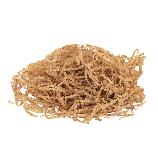 Shredded Paper Food Grade 4mm Kraft Brown 150gram Mini Bag
