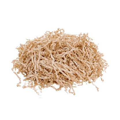 Shredded Paper Food Grade 4mm 40gsm Kraft Brown 1kg Box