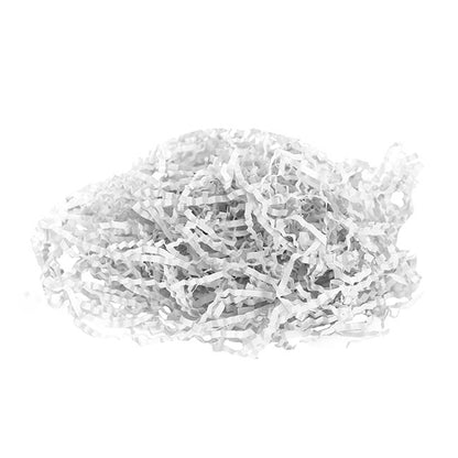 Shredded Paper Food Grade 4mm White 150gram Mini Bag
