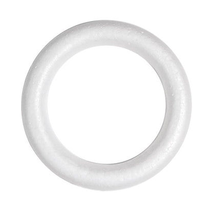 Polystyrene Wreath Full Round Edge (28Dx4cm) Pack 2