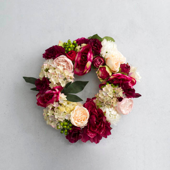 Polystyrene Wreath Full Round Edge (35Dx4.5cm) Pack 2