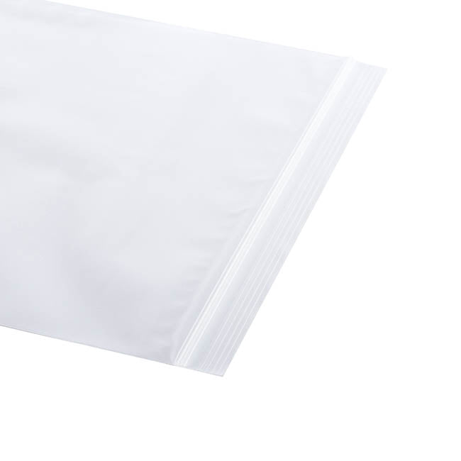 Resealable Press Seal Cello Bag Clear PK 100 (17Wx25cmH)