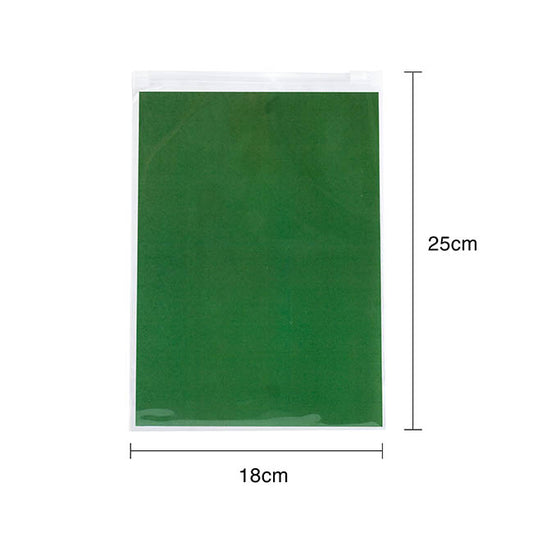 Resealable Zip Slide Cello Bag Clear Pack 100 (18Wx25cmH)