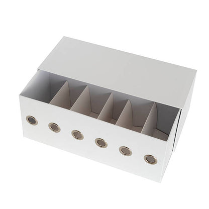 Ribbon Dispenser Box White (36x15x15cmH)