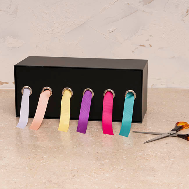 Ribbon Dispenser Box Black (36x15x15cmH)