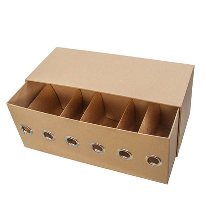 Ribbon Dispenser Box Natural (36x15x15cmH)