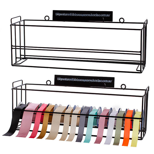 Ribbon Stand Stackable 62x18x23cmH Black