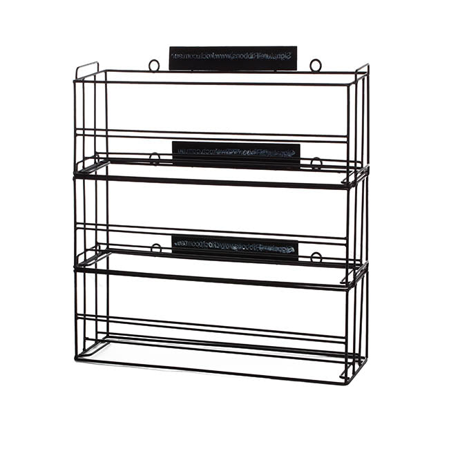 Ribbon Stand Stackable 62x18x23cmH Black