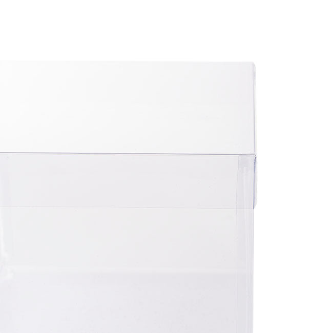 Cello Acetate PVC Corsage Box (14x14x12cmH) Square Clear