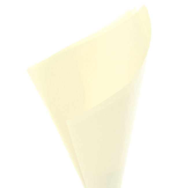 Tissue Paper Pack 480 Deluxe Acid Free 17gsm Cream (50x75cm)