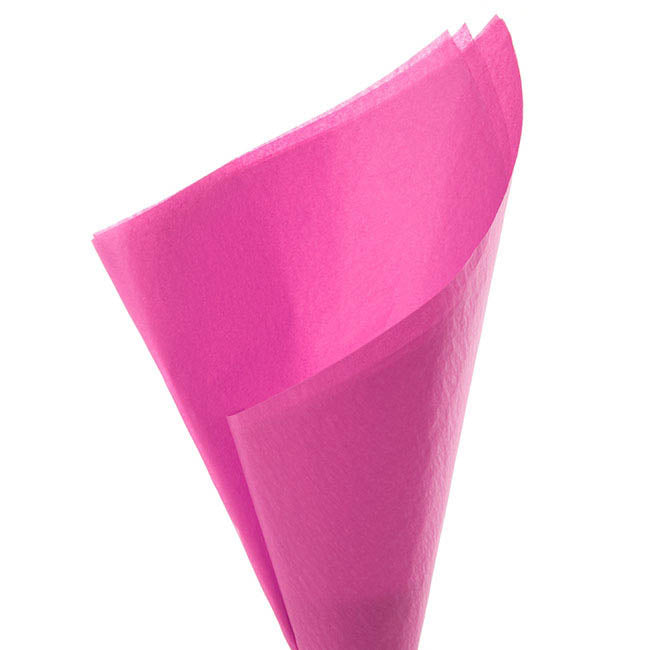 Tissue Paper Pack 480 Deluxe Acid Free 17gsm Cerise(50x75cm)