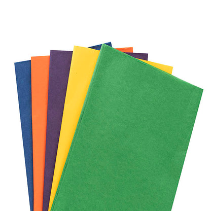 Tissue Paper Mixed Pack 100 17gsm Vivids  (50x75cm)