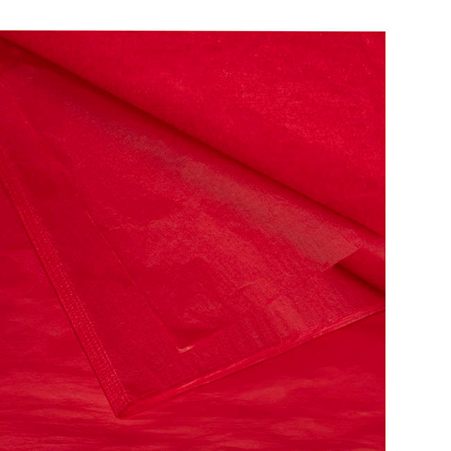 Tissue Paper Pack 100 Acid Free 17gsm Red (50x75cm)
