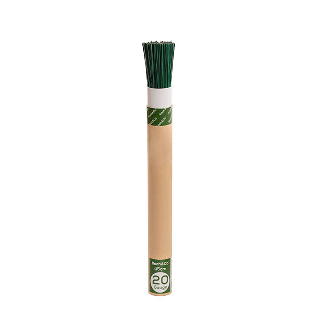 Green Florist Wire 45cm (18 inch) 20 Gauge 2kg Tube