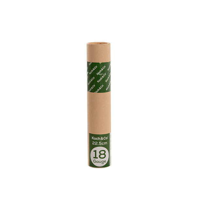 Green Florist Wire 22.5cm (9 inch) 18 Gauge 1kg Tube