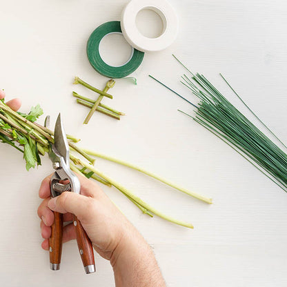 Green Florist Wire 22.5cm (9 inch) 20 Gauge 1kg Tube