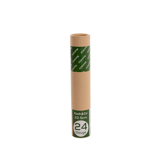 Green Florist Wire 22.5cm (9 inch) 24 Gauge 1kg Tube