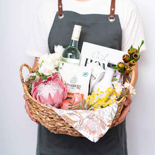 Premium Rattan Large Oval Hamper (40x34x18cmH)