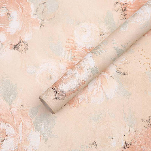 Textura Blooms Floral Paper 80gsm Beige Pack 30 (50x60cm)