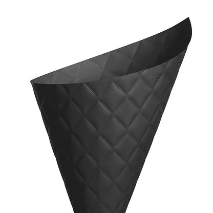 Textura Pillow Embossed Paper 190gsm Black Pack 20 (53x44cm)