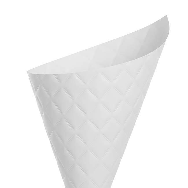 Textura Pillow Embossed Paper 190gsm White Pack 20 (53x44cm)