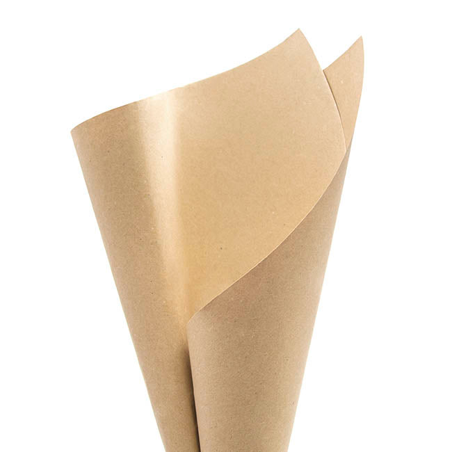 Premium Kraft Paper 80gsm Pack 100 Brown (54x76cm)