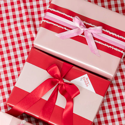 Wrapping Narrow Roll Solid Gloss Blood Red (10cmx25m)