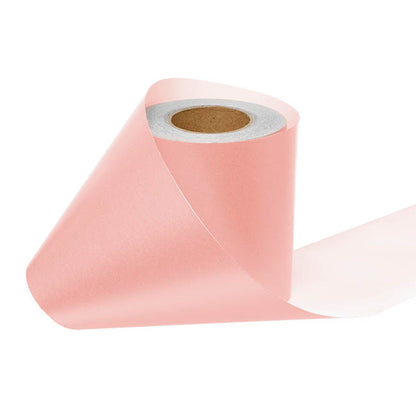 Wrapping Narrow Roll Solid Gloss Baby Pink (10cmx25m)