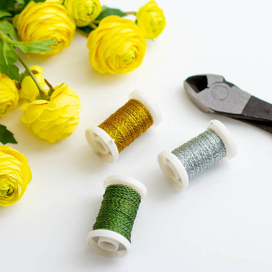 Wire Bouillon Effect 0.35mm 45m 28 gauges Gold