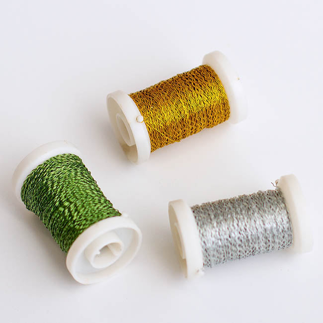 Wire Bouillon Effect 0.35mm 45m 28 gauges Zinc Silver