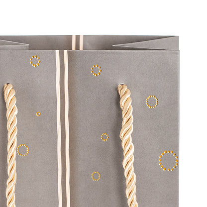 Wine Bag Single Bottle Pack 5 Gift Design Grey (12x9x35cmH)