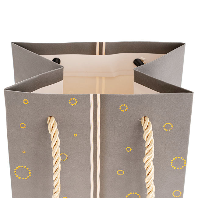 Wine Bag Single Bottle Pack 5 Gift Design Grey (12x9x35cmH)